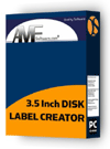 3.5 Inch Disk Label Creator for Word Icon