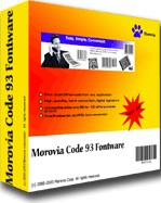Morovia Code 93 Barcode Fontware Icon