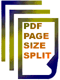 PDF Page Size Split Icon