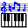 Piano Chords and Music Icon