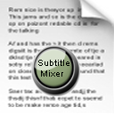 Subtitle Mixer Icon