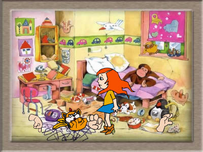 Cartoon Family Room