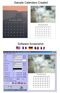 1 Easy Calendar Maker Program! Screenshot