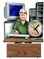 1-st Virtual Promotional Clock Screenshot