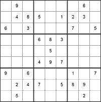 100 Sudoku Puzzles Screenshot