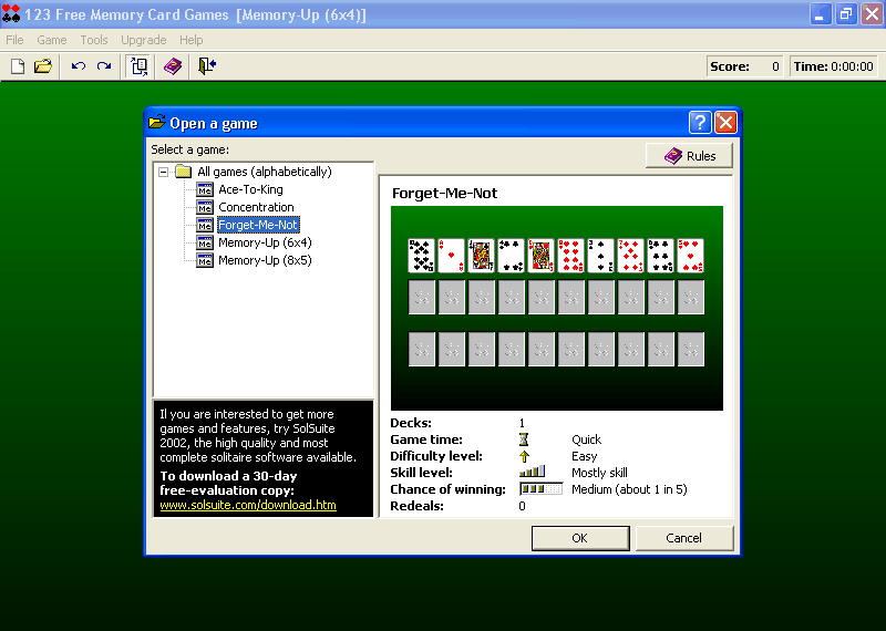 123 Free Memory - Card Games Collection Screenshot