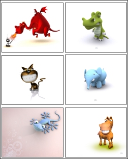 3D Animals Screensaver Screenshot