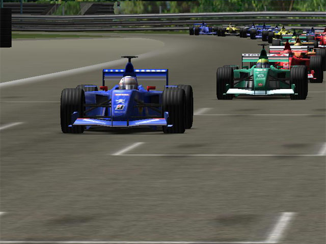 3D Formula 1 Screensaver Screenshot
