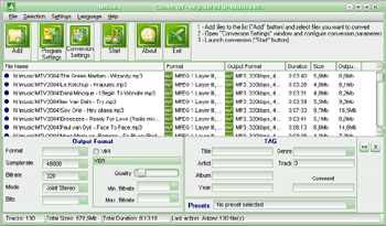 4Musics MP3 Bitrate Changer Screenshot