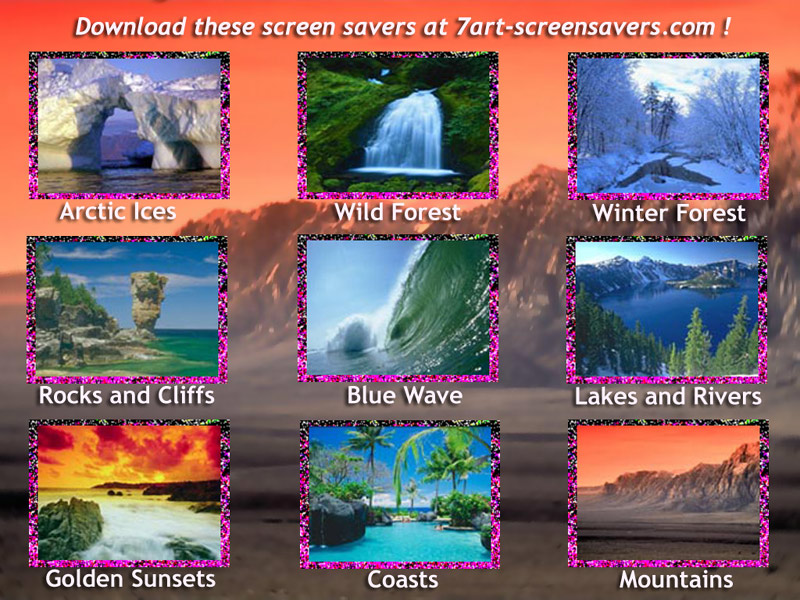 7art Nature ScreenSaver Screenshot