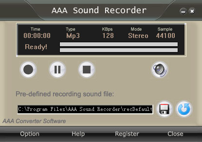 AAA Sound Recorder Screenshot