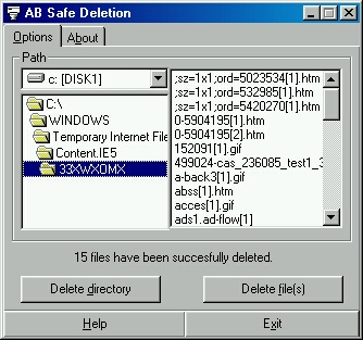 AB Safe Deletion Screenshot