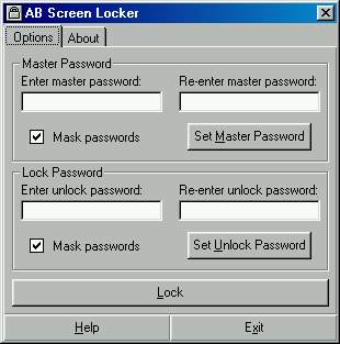 AB Screen Locker Screenshot
