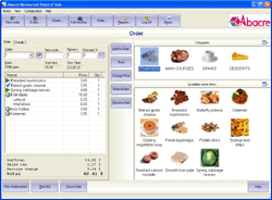 Abacre Restaurant Point of Sale Screenshot