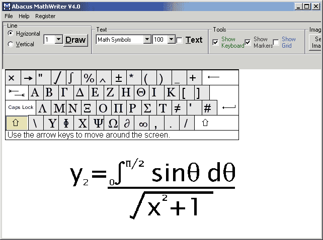 Abacus Math Writer Screenshot