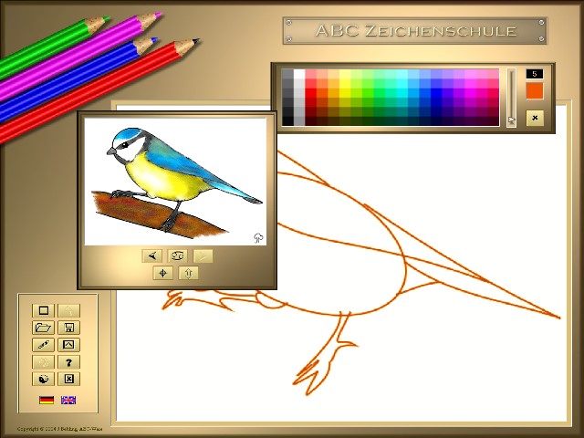 ABC Drawing School II - Birds Screenshot