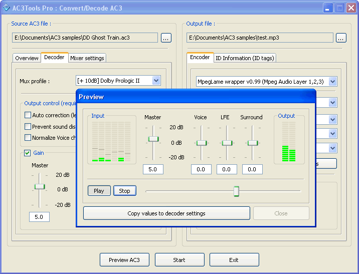 AC3Tools Pro Screenshot