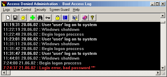 Access Denied Screenshot