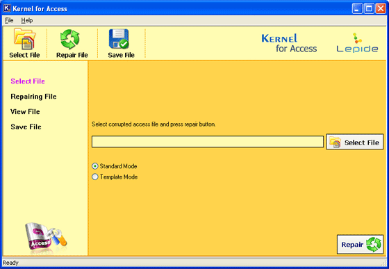 Access Recovery Screenshot