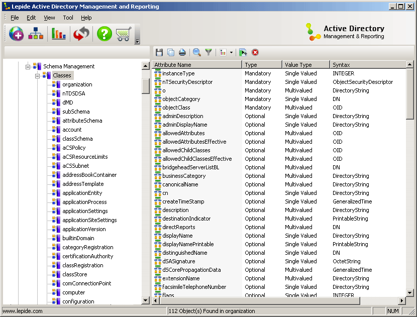 Active Directory Manager Screenshot
