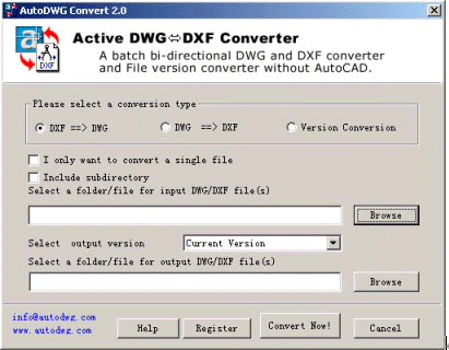 Active DWG DXF Converter Pro Screenshot