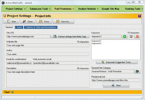 Active WebTraffic Screenshot