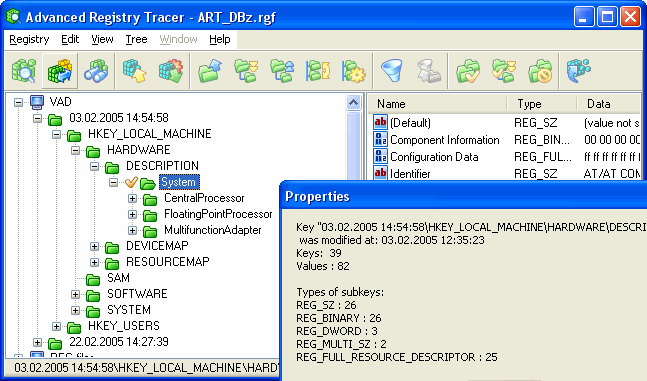 Advanced Registry Tracer Screenshot