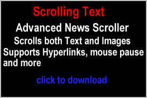 Advanced Scrolling Text Software Screenshot