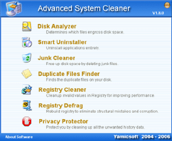 Advanced System Cleaner Screenshot