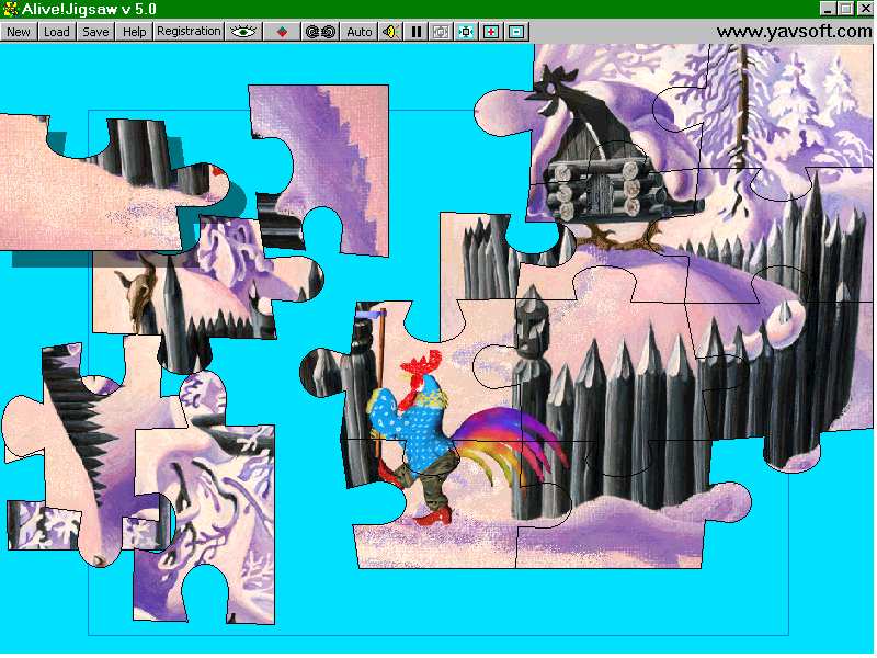 Alive! Jigsaw Free Screenshot