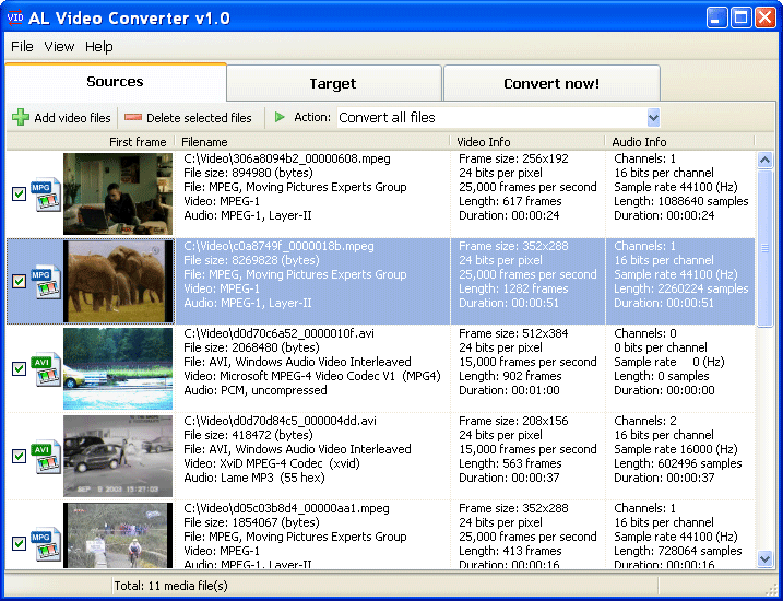 ALSoft Video Converter Screenshot
