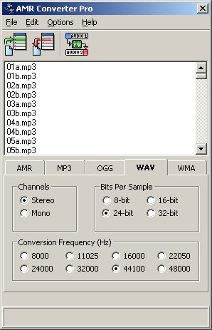 AMR Converter Pro Screenshot