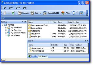 Animabilis RS File Encryption Screenshot