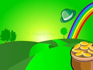 Animated Green With Luck Screensaver Screenshot