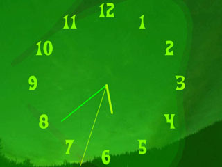 Animated Paddys Clock Screensaver Screenshot