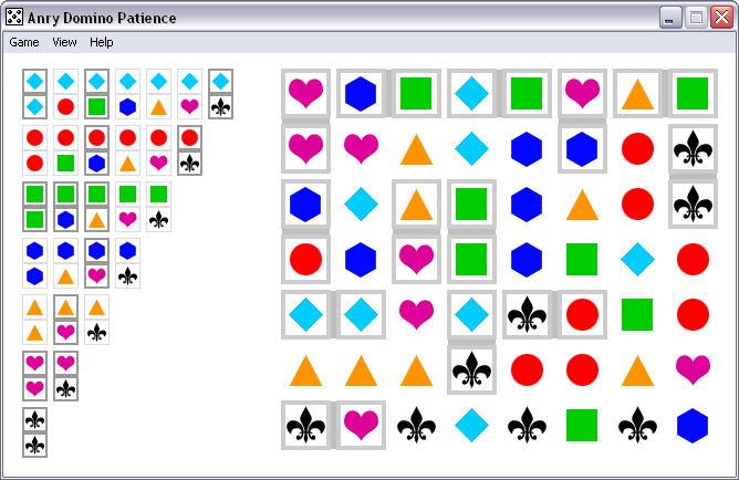 Anry Domino Patience Screenshot