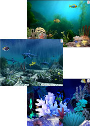 Aquatica Waterworlds Screen Saver Screenshot