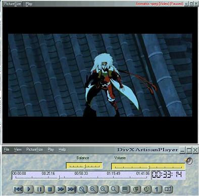 Artisan DVD/DivX Player Screenshot