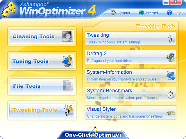 Ashampoo WinOptimizer 4 Screenshot