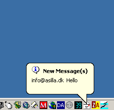 Asilla Mail Notifier Screenshot