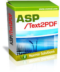 ASP/Text2PDF Screenshot