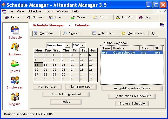 Attendant Manager Screenshot