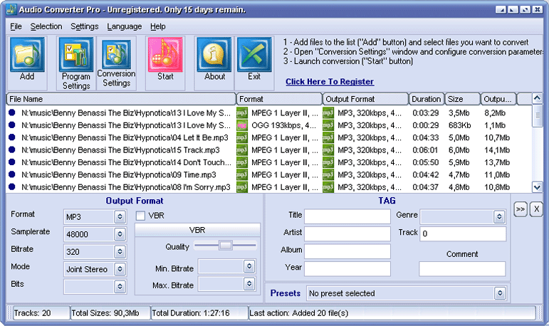 Audio Converter Pro Screenshot