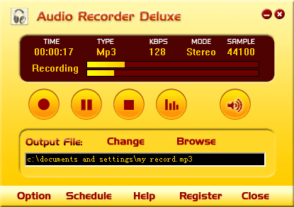 Audio Recorder Deluxe Screenshot