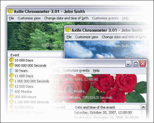 Axife Chronometer Screenshot