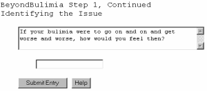 BeyondBulimia - Free Self-Counseling Software for Inner Peace Screenshot