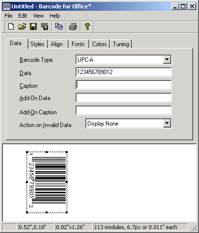 Bokai Barcode for Office Screenshot