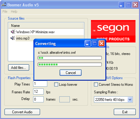 Boomer Audio Screenshot