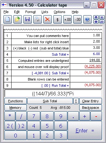 Calculator by Less-Mess Screenshot