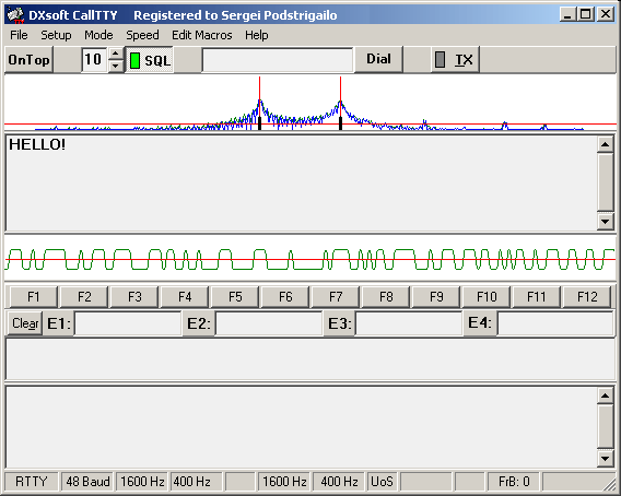 CallTTY TDD software Screenshot